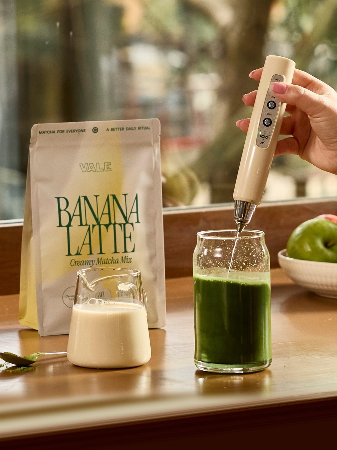 Banana Matcha Latte